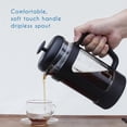thumbnail image 4 of Easyworkz Cafetière à Piston 350ml avec Verre Borosilicate, Poignée Douce, 4 of 7
