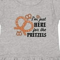 thumbnail image 4 of Inktastic I'm Just Here for the Pretzels Oktoberfest Girls Toddler Dress, 4 of 5