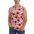 thumbnail image 1 of Kdxio Débardeur Homme Fleurs Roses Musculation Gym Chemises Sans Manches Décontractées-Moyen, 1 of 7