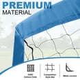 thumbnail image 4 of BOHEN 12x6FT/9x5FT/6x4FT Portable Metal Soccer Goal for Backyard with Carry Bag - Fun for Outdoor Indoor Training Games for Kids Adult, for Easy Storage and Transportation (9x5FT, 1 Piece, Grey Blue), 4 of 8