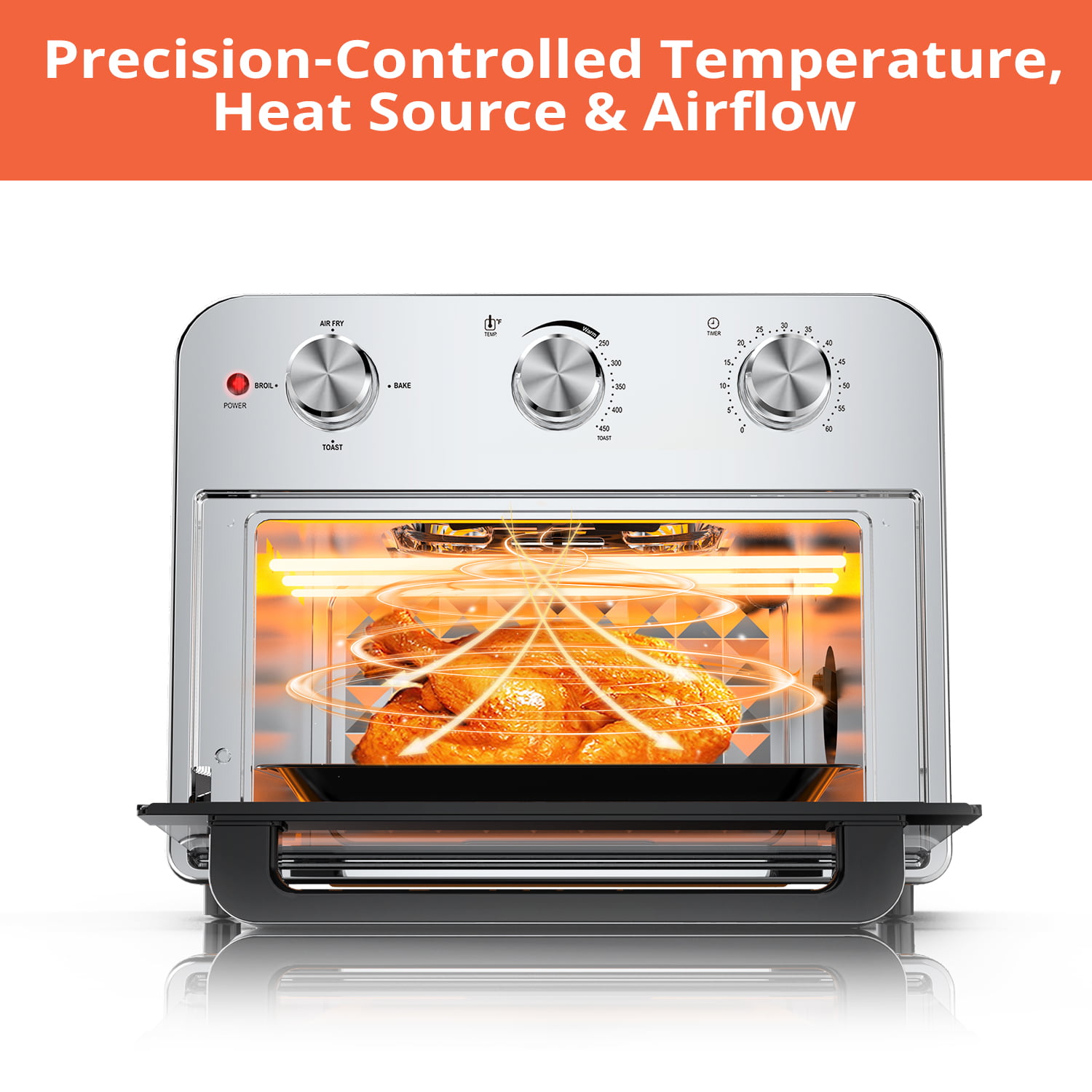 Kitcheniva Convection Air Fryer Toaster Oven 1800w, 1 Pcs - Ralphs