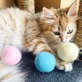 thumbnail image 4 of COOLL Kitten Plush Ball Lovely Safe Easy-cleaning Pet Automatic Roller Ball for Animal, 4 of 8