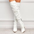 thumbnail image 3 of Dakaela Womens Over The Knee Thigh High Boots Stiletto High Heel Long Tall Boot Pointed Toe Sexy Shoes, 3 of 6