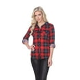 thumbnail image 1 of Chemise à Carreaux Extensible 17555-01-M Oakley, Rouge & Noir - Moyen, 1 of 1