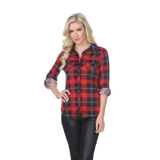 Chemise à Carreaux Extensible 17555-01-M Oakley, Rouge & Noir - Moyen
