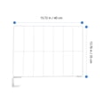 thumbnail image 2 of HORIALENCE 1Pack Supermarket Shelf Divider White Plastic Sprayed Steel Wire for Organization Home Use, 2 of 5