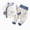H481-Blue, variant on Little Child Boys Girls Pajamas Long Sleeve Crew Neck Cartoon Printing Top and Pants PJ Set Sleepwear Outfits Sets 3 6 9 12 18 24 Months 2t 3t 4t 5t 6t 7t 8t 9t(Pink,18-24 M)