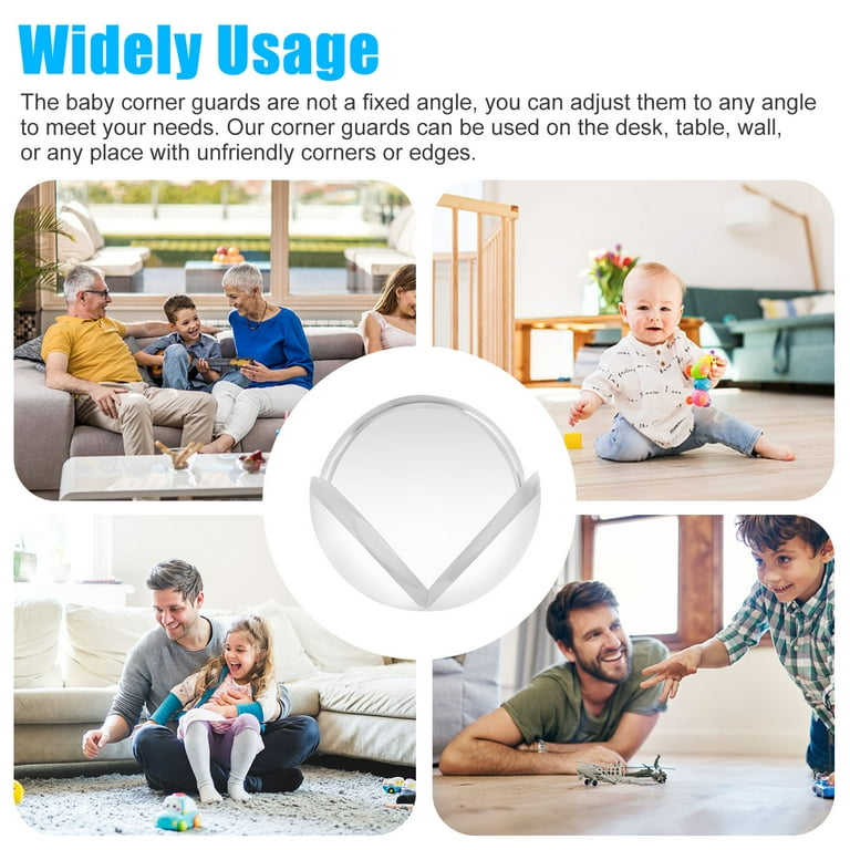 Baby Products Online - Baby Corner Protector Safety Corner Protector  Silicone Transparent Furniture Corner Protectors Baby Corner Protectors Edge  Protector Edge Protector Strong Adhesive Edge Edge 4 Single - Kideno