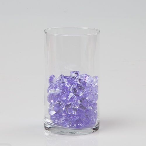 Eastland Acrylic Diamond Vase Filler Purple 1 Bag