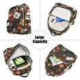 thumbnail image 5 of FORMRS Mini Backpack Purse for Women Quilted Travel Daypack Casual Shoulder Bag, Red Flowers Pattern, 5 of 7