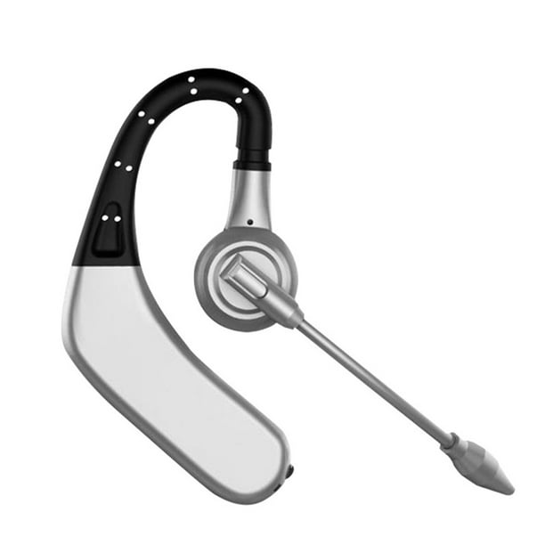 Bearachild Auricular inalámbrico estéreo manos libres inalámbrico auricular para teléfono inteligente Cables de audio/vídeo Plata