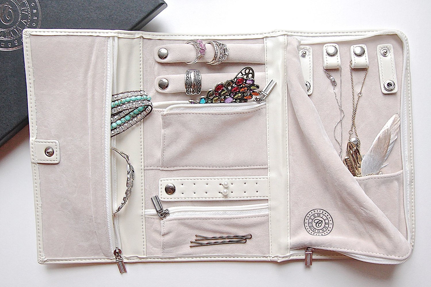 vegan leather jewelry case