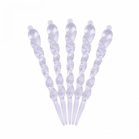 [BIG CLEARANCE]12pcs Icicles Ornaments Festival Holiday 5 Colors Home Decoration