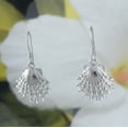 thumbnail image 6 of Gorgeous Hawaiian Large Seashell Earring, Sterling Silver Sea Shell Dangle Earring, E4143A Valentine Birthday Mom Gift, Beach Jewelry, 6 of 8
