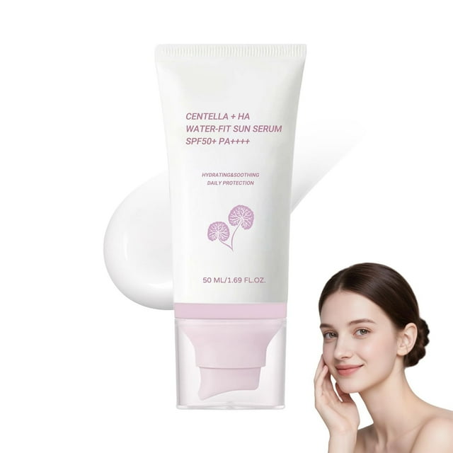 Pisexur Belleza Maquillaje Suero solar Water Sun SPF50+ PA++++ Protección solar diaria hidratantepara mujeres y hombres