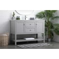 thumbnail image 6 of Elegant Lighting Vf22248 Heath 48" Free Standing Single Basin Vanity Set - White, 6 of 7