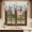 Pink, variant on Spring Pink Roses Valances for Windows, Decorative Rod Pocket Window Valance Curtains, Pastoral Eucalyptus Leaves Rustic Burlap Short Curtain Drapes for Kitchen/Living Room, 2 Panels, 42" W x 18" L