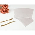 thumbnail image 6 of REGALWOVEN 6 Pack Place Mats Faux Leather Placemats for Kitchen Dining Table Decor Light Gray 20*12in, 6 of 7