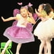 thumbnail image 3 of Conjunto de disfraz de princesa de hadas con falda tutú para actuación en el escenario de Halloween para niña Rosado, 3 of 7