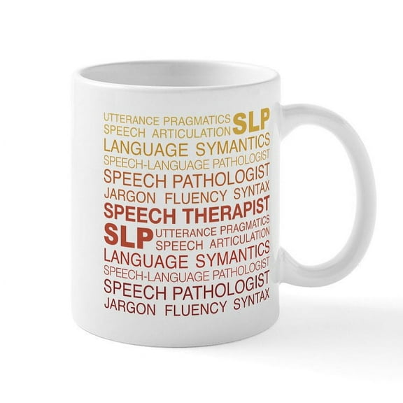 CafePress - Speech Therapist Word Cloud - 11 oz Ceramic Mug - Novelty Coffee Tea Cup