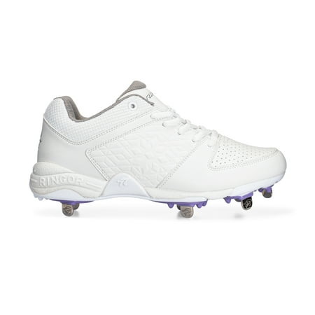 UPC: 0840238722387 | RIP-IT Women s Diamond Softball Spike Size 9.5 – White