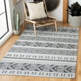 thumbnail image 2 of SAFAVIEH Classic Vintage Eric Geometric Polyester Area Rug, Black, 6' x 9', 2 of 8
