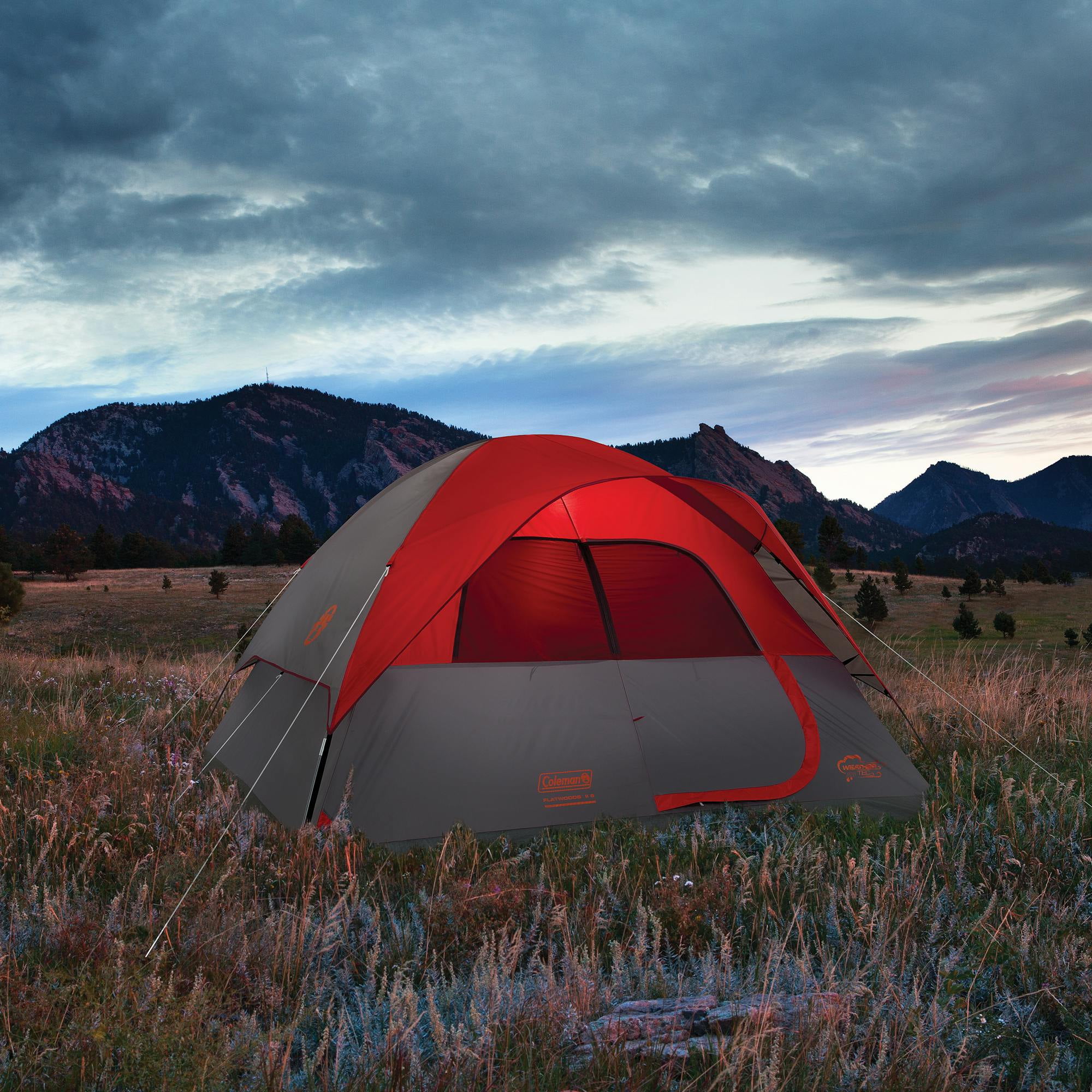 Coleman 6-Person Flatwoods II™ Lightweight Dome Camping Tent