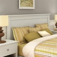 thumbnail image 2 of Pemberly Row Contemporary Wood Full Queen Panel Headboard in White, 2 of 3