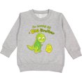 thumbnail image 2 of Inktastic I'm Gonna Be a Big Brother-dino Toddler Sweatshirt, 2 of 4