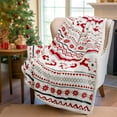 thumbnail image 5 of Btomtd 40"x50" Christmas Throw Blanket in Soft Warm Fabric, Soft Couch Blanket Suitable for Nap Time, Versatile Bed Blankets for Camping and Festival Activities, C, 5 of 6