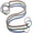 Cute Colors-18", variant on Elastic Spiral Hair Ties for Medium Long Fine Hair, 18" Hand Braided Ponytail Accessories Pony Tails Wrap Tie for Women & Girls Stretchy Hair Bands for Water Swim Diving Surf - 3 Packs