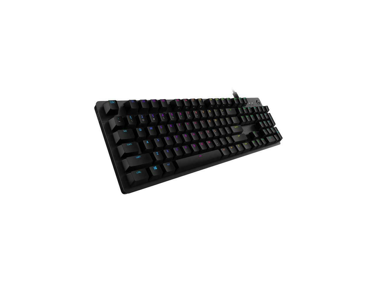 Logitech G512 CARBON LIGHTSYNC RGB Mechanical Gaming Keyboard with GX Brown  switches and USB passthrough - Tactile - Walmart.com