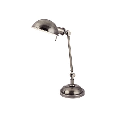 Hudson Valley Girard 1 Light Table Lamp in Aged Silver - L433-AS