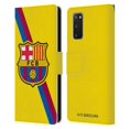 thumbnail image 1 of Head Case Designs Officially Licensed FC Barcelona 2019/20 Crest Kit Away Leather Book Wallet Case Cover Compatible with Samsung Samsung Galaxy S20 / S20 5G, 1 of 6
