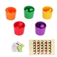 thumbnail image 1 of Kids Planting Toy, Lifelike Vocabulary Expansion High Simulation Fruit Vegetable Toys with Cup Bottom Plate for Home for Children, 1 of 8