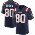 thumbnail image 1 of Maillot de Football Adulte pour Hommes New England Patriots 80 Troy Brown Marine -SIXT, 1 of 2