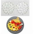 thumbnail image 2 of mostsom Circular Bubble Chocolate Silicone Molds, Food Grade and Non-Stick Baking Molds for Making Chocolate, Cake, Jelly, Dome Mousse (Circular Bubble B), 2 of 18