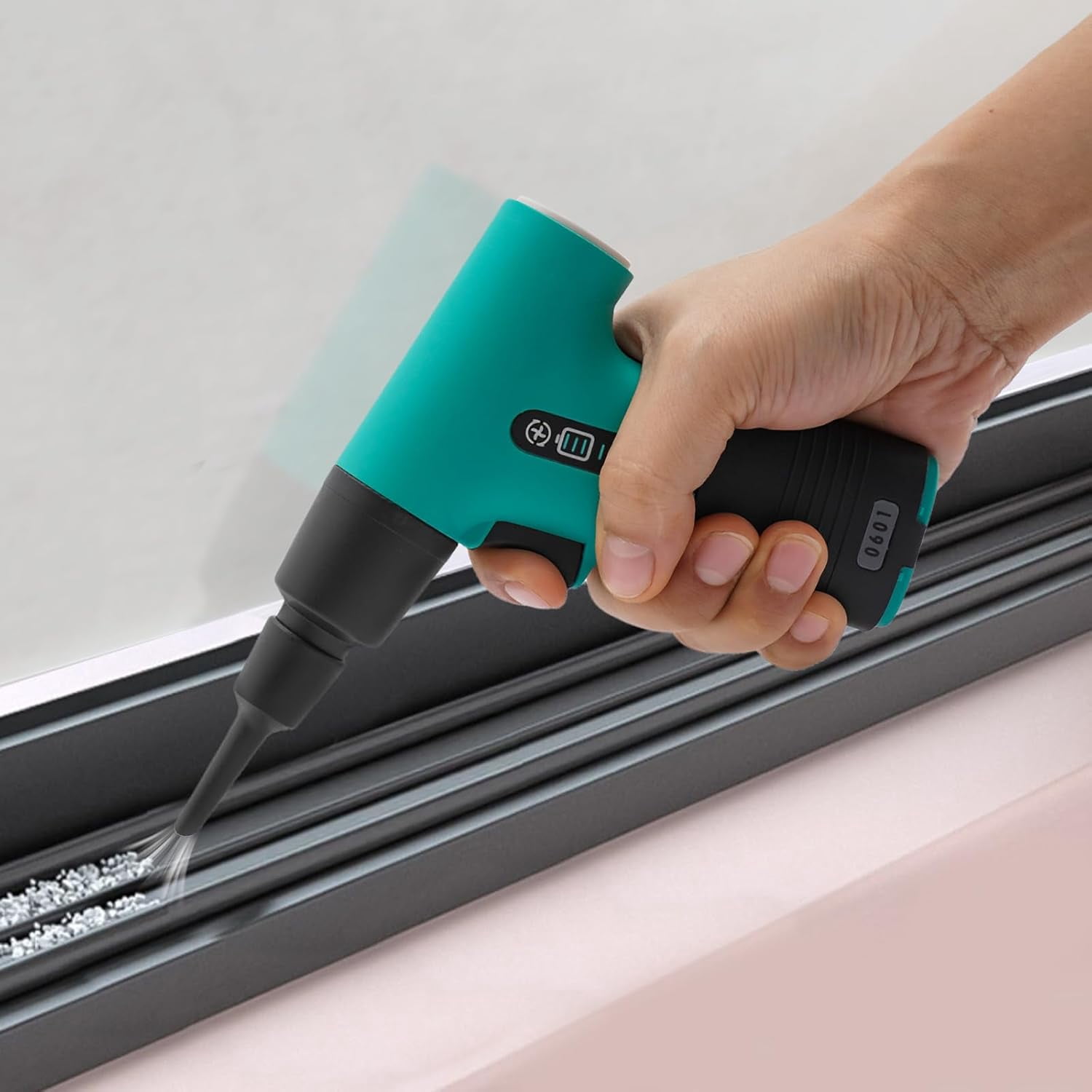 Electric Air Duster for Home Car Keyboard PC Deep,Blower Fan Electric Cleaner,Green,13000RPM,3 Speeds