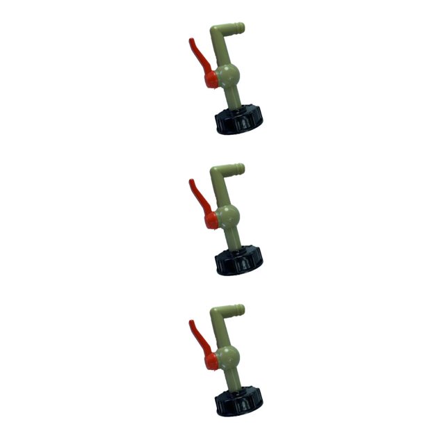 Scienceny Grifos de caño de contenedor IBC, repuesto de grifo de agua de depósito de jardín, conectores de Control de encendido/apagado, accesorios, Type1 NO1 Scienceny CBP495531