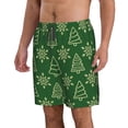 thumbnail image 2 of Bixox Men's Christmas (2) printing Casual Classic Fit Short Summer Beach Shorts, 2 of 6