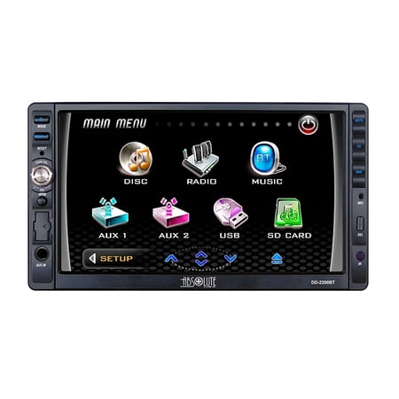 Absolute DD2200BT Car Stereo Bluetooth Multimedia Receiver DVD/VCD/MPEG4/MP3/CD/CD-R/CD-RW/Compatible