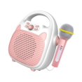 thumbnail image 1 of Wireless Kid Singing Machine Microphone Karaoke Bluetooth-cmpatible Toddlers Music LED Light Gift Children Educational Game Pink, 1 of 9