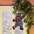 thumbnail image 2 of RKZDSR Christmas Decorations Indoor-Christmas Decorations Old Man Snowman Deer Bear Figure Pendant Decoration Window Door Hanging Layout Props, 2 of 4