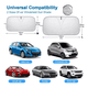 thumbnail image 5 of Parasol De Coche Protector Parabrisas Cubre Para Auto 140x70cm, 5 of 5