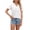 White-02, variant on Mittory Womens Summer Tops Collared V Neck Shirts Flowy Pleated Tunics Roll Short Sleeve Trendy Blouses