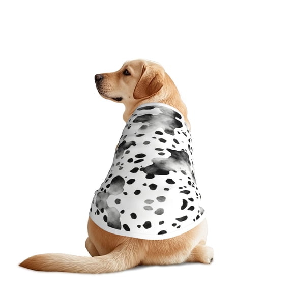 Dalmatian Print Dog T Shirts Vest for Dogs Fit - Spring, Summer, Fall Wear for Large Breed X-Large