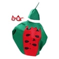 thumbnail image 2 of Conjunto de disfraz de sandía para adultos, cómodo disfraz de fruta para fiestas de juegos de simulación., 2 of 7