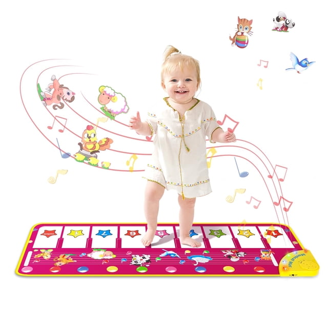 Alfombrilla de suelo Piano Mat M SANMERSEN para teclado musical, 39.5 pulgadas