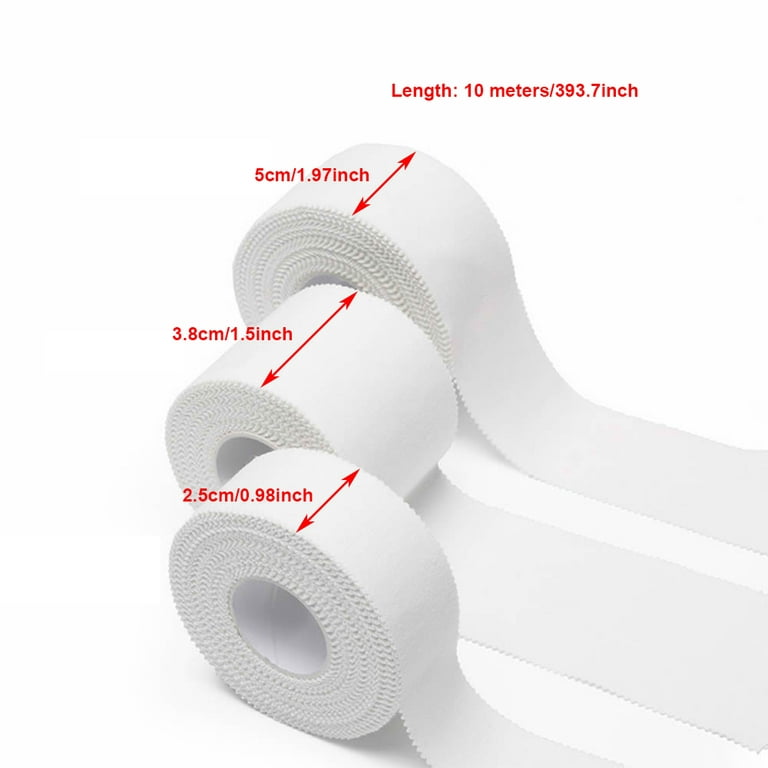 White sports tape (tape bandage) - 3.8 cm x 10 m 