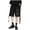 Black, variant on PMVFHDE Cargo Shorts Trend Loose Sports Casual Pants Wide Leg Quarter Length For Women Black,L
